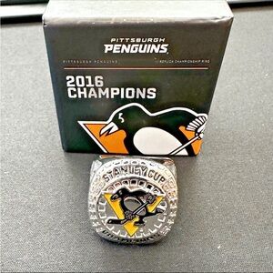 Pittsburgh Penguins 2016 Stanley Cup Championship Replica Ring 1/31/26 SGA